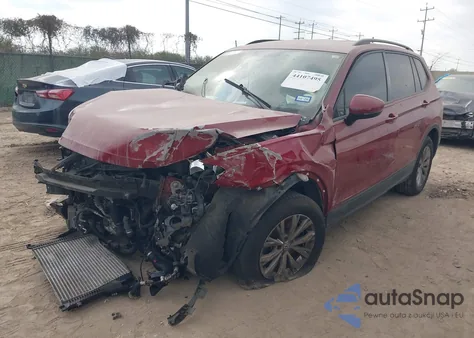 2018 Volkswagen Tiguan 2.0T S из США, поврежденный, VIN 3VV1B7AX4JM031769